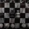 Handmade Black/Grey Battle Marble Chess Set