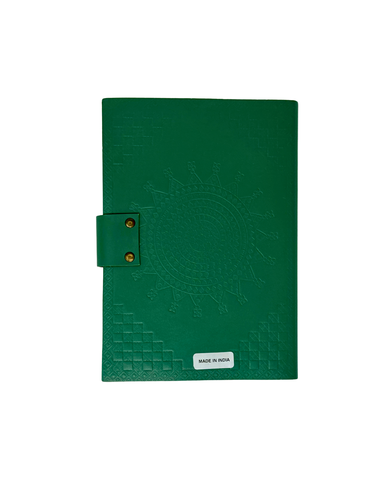 Adah Green Jewel Leather Notebook