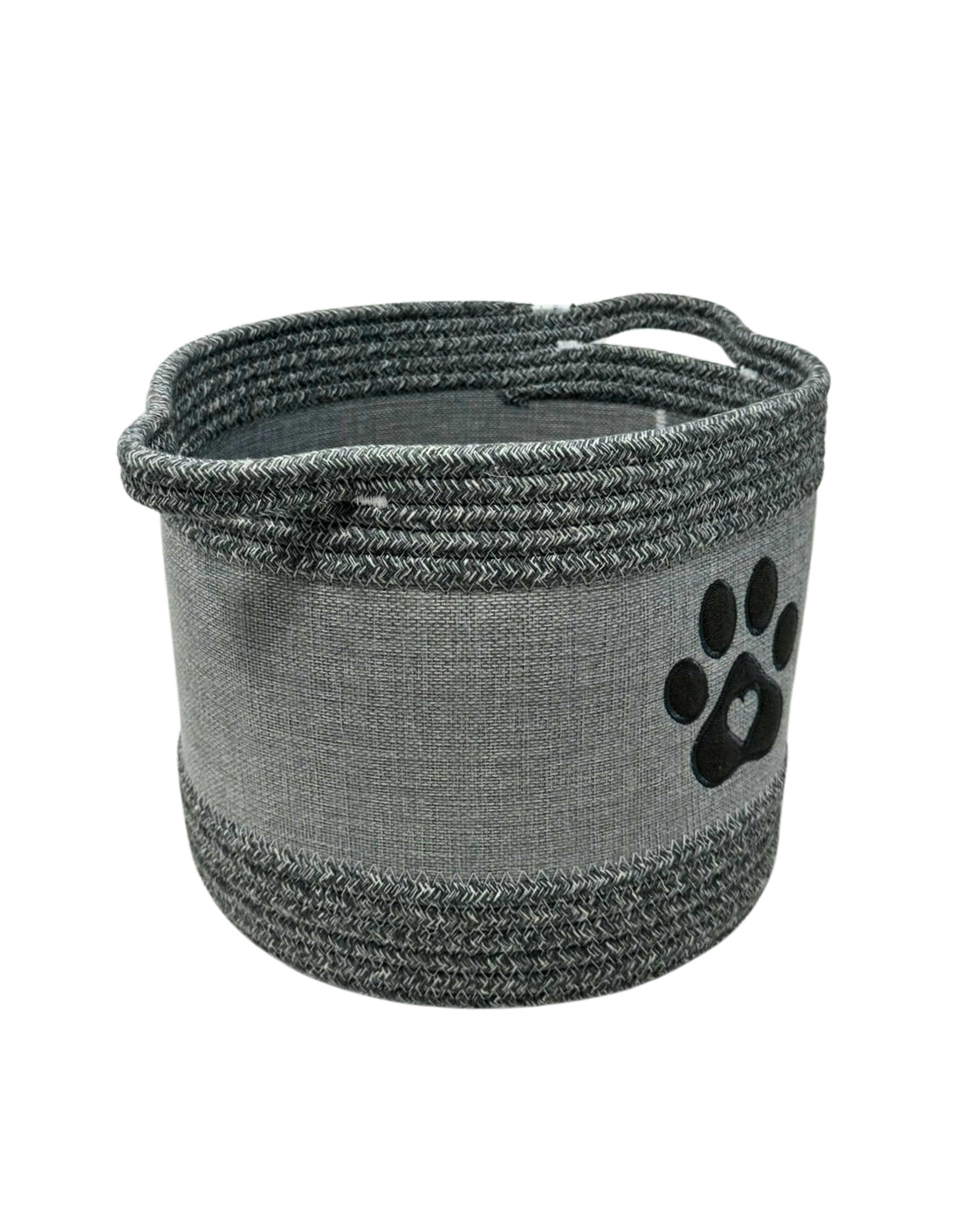 Paw Pet Toy Storage Basket (11"D x 8.75"H)