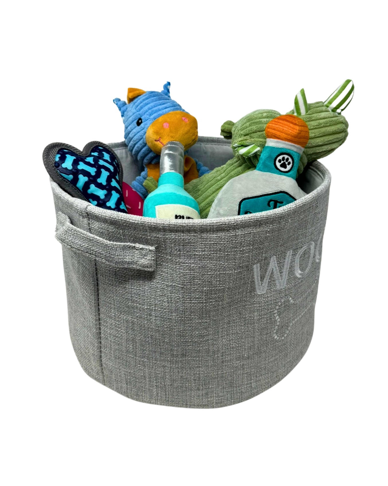 Woof Pet Toy Storage Basket (13.5"D x 10"H)