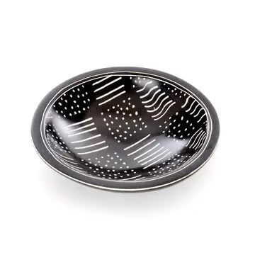 Dots and Waves Soapstone Bowl
