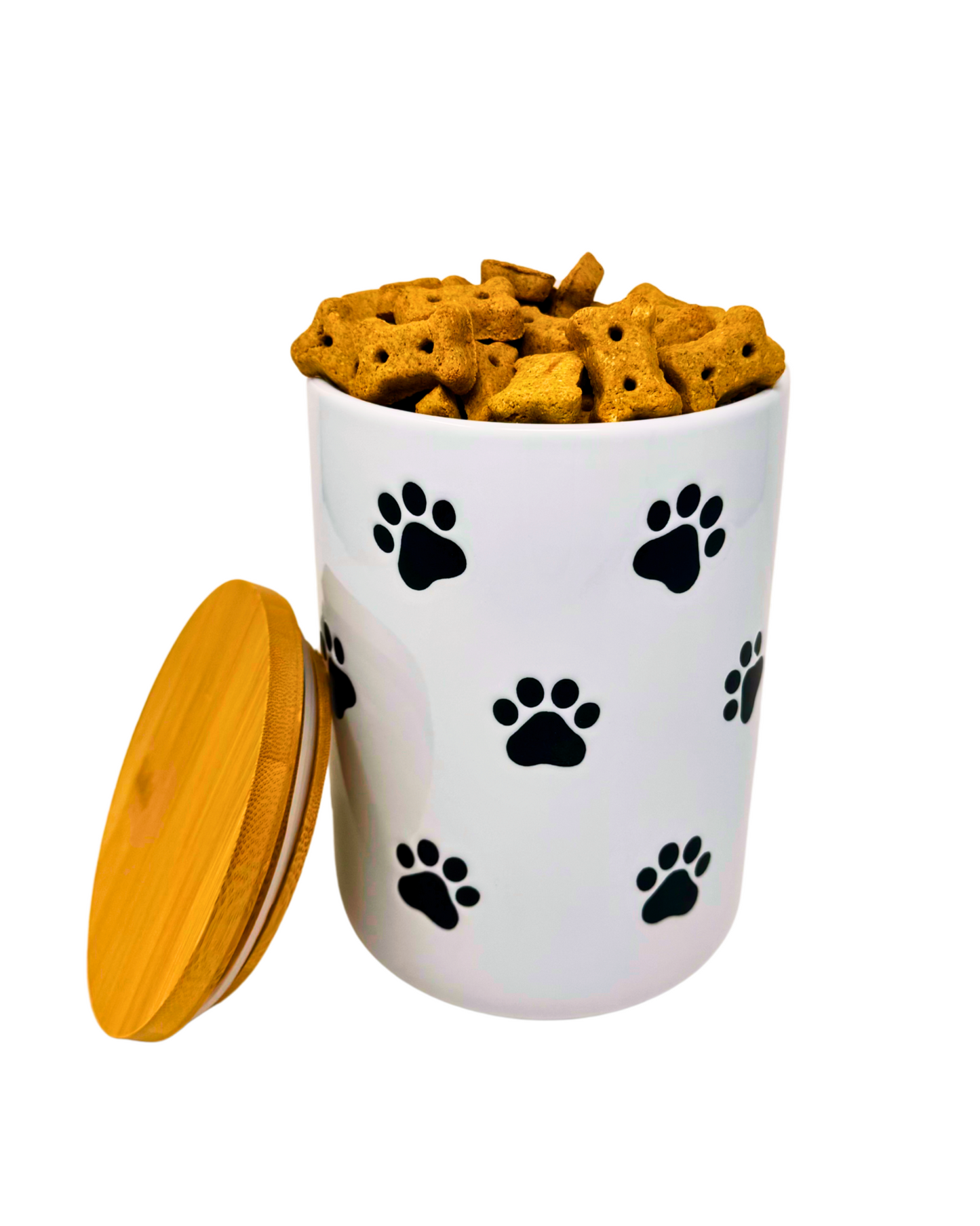 Paws Ceramic Snack Jar