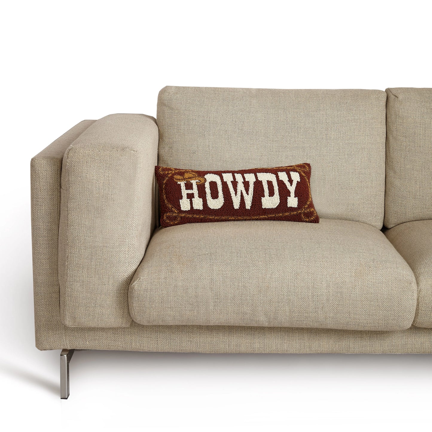 Howdy Wook Hook Pillow (20"x8")