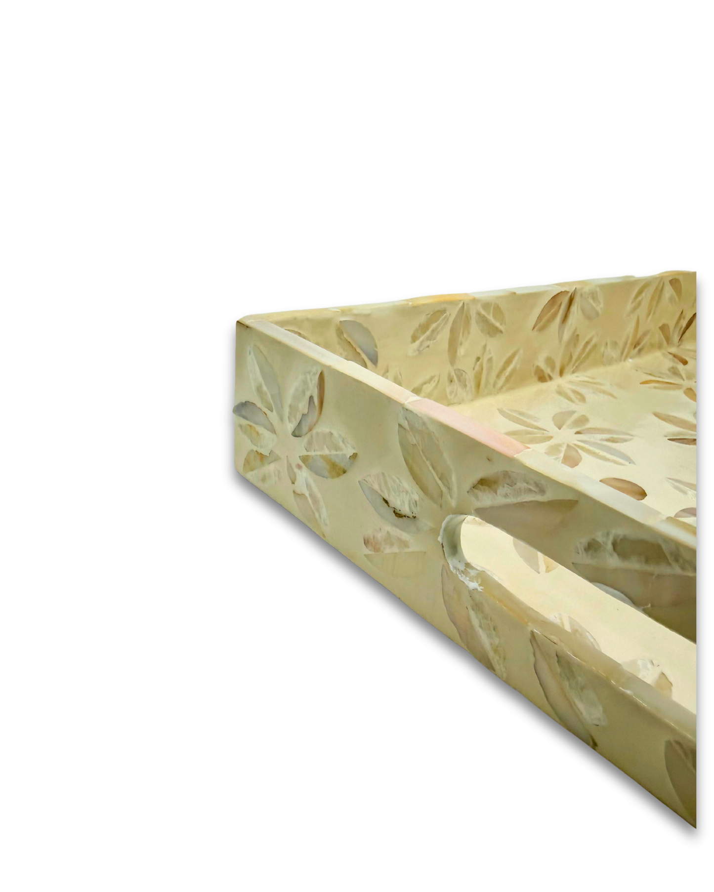 Khanh Mother of Pearl Tray 18"