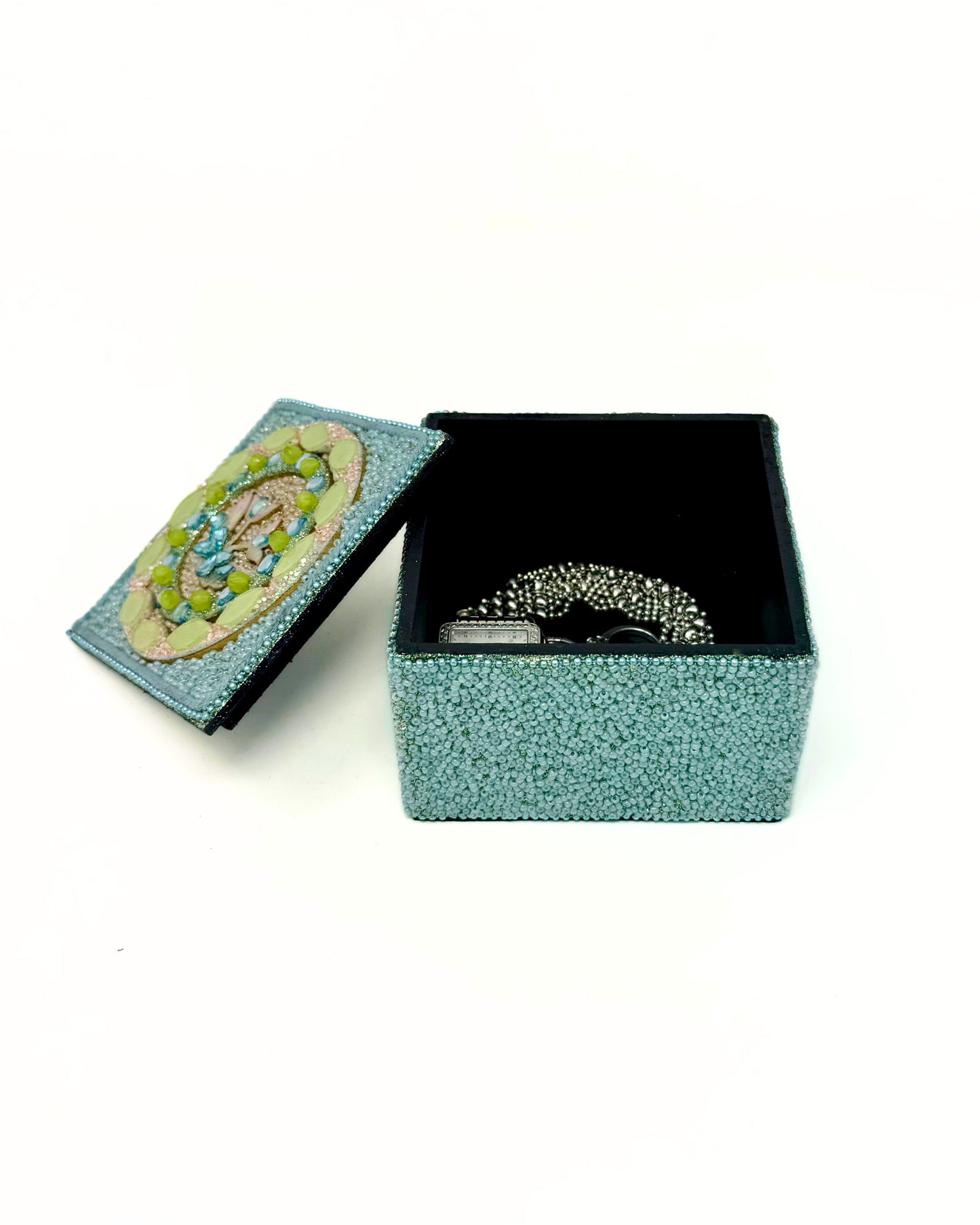 Avi Beaded Jewelry Box