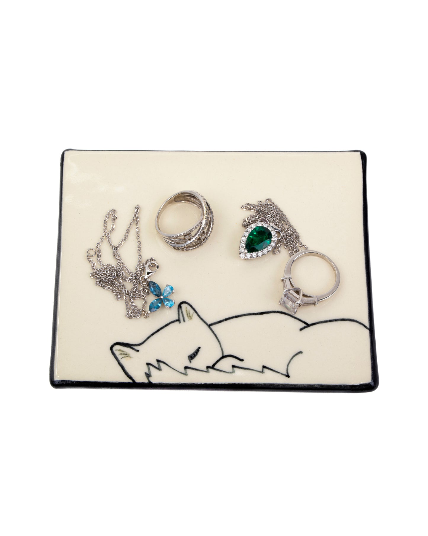 Peeking Cat Tray
