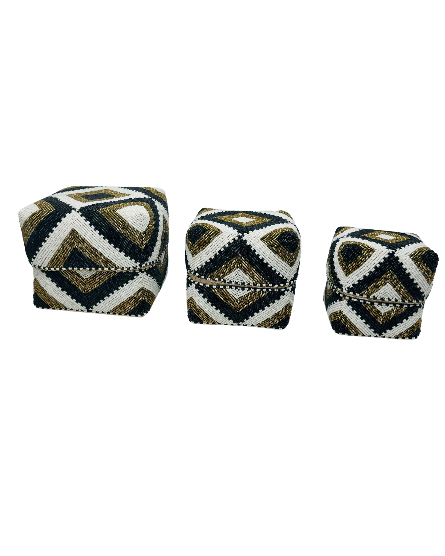 Citra Balinese Beaded Boxes (Set of 3)