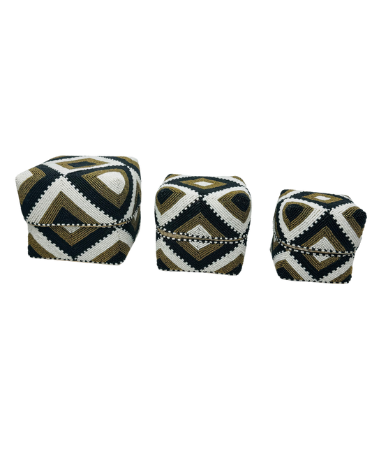 Citra Balinese Beaded Boxes (Set of 3)