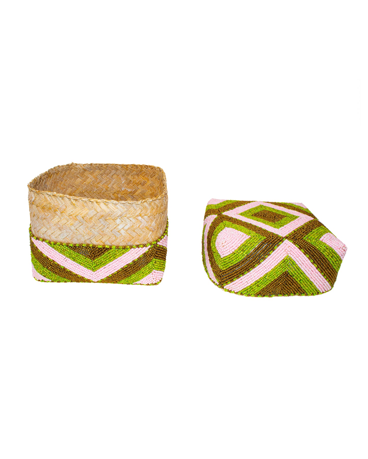 Jasmine Balinese Beaded Boxes (Set of 3)