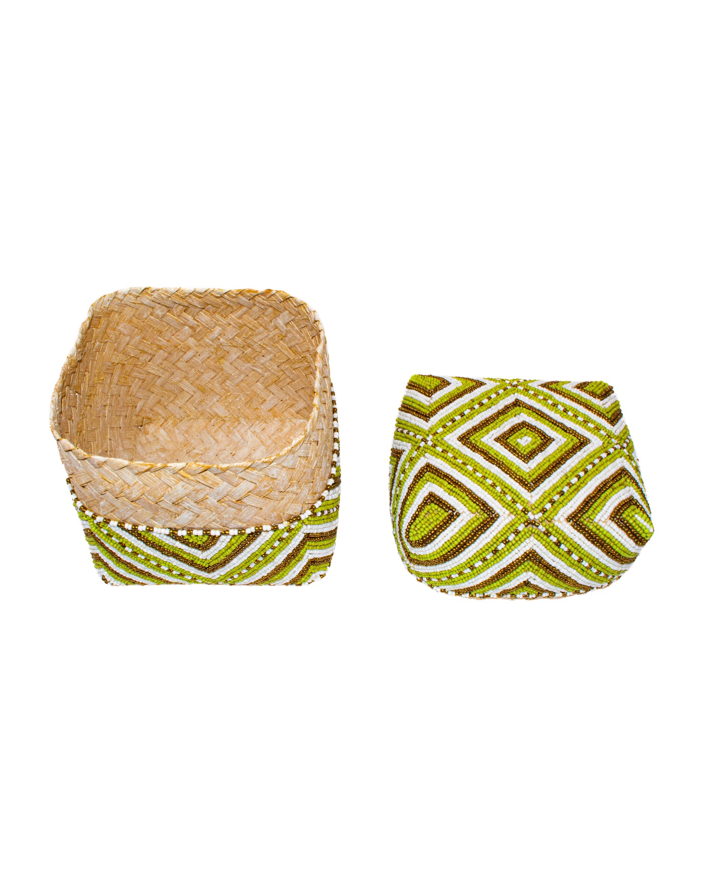 Gemi Balinese Beaded Boxes (Set of 3)