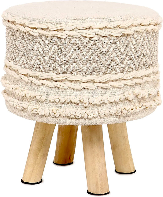 Namya Round Upholstered Stool