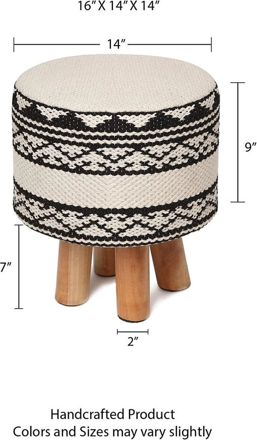 Bivadi Round Upholstered Stool