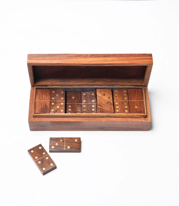 Bala Wood Domino Game Set