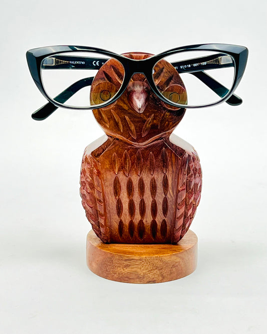 Bhai Wood Owl Eyeglass Holder