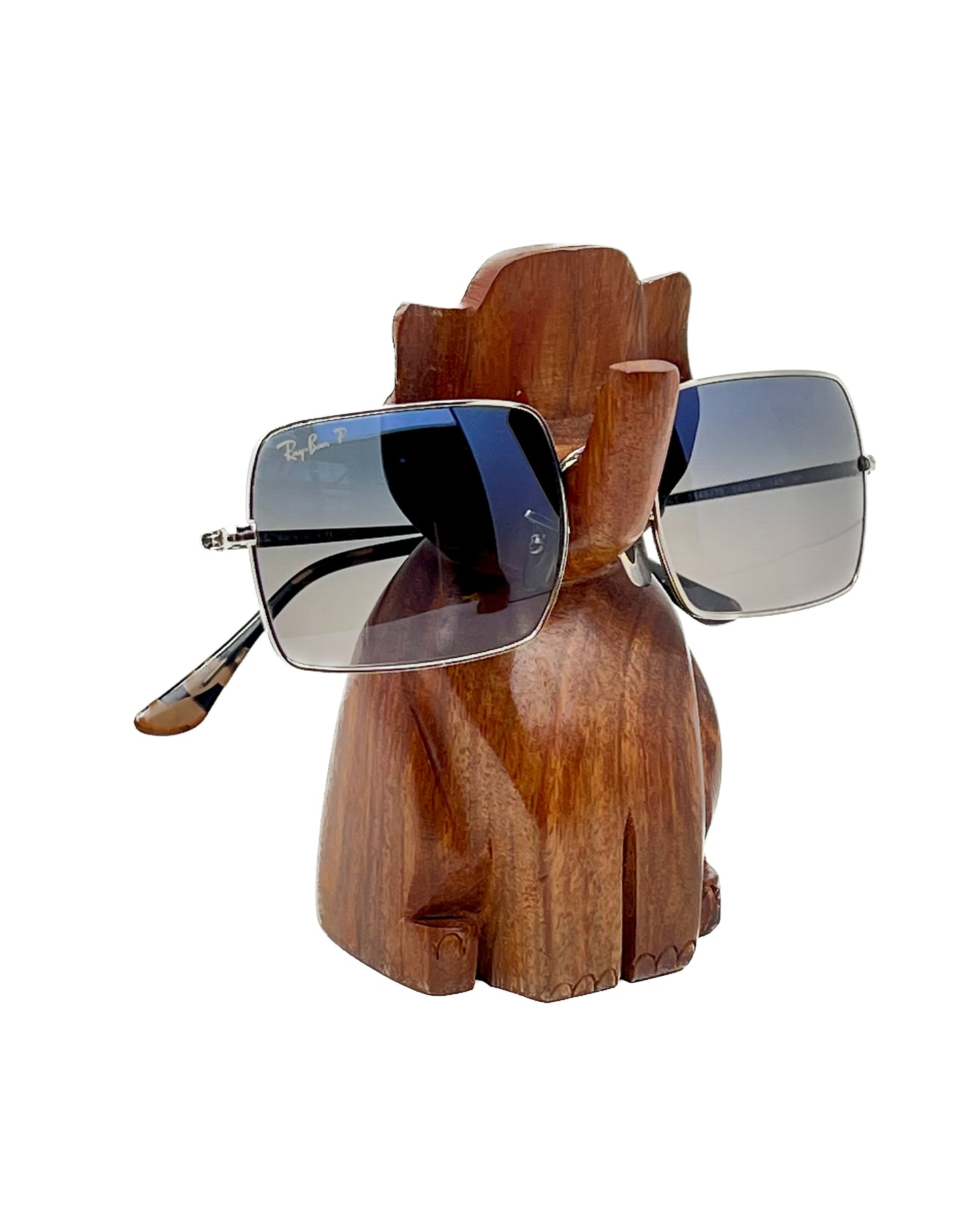 Hari Wood Elephant Eyeglass Holder