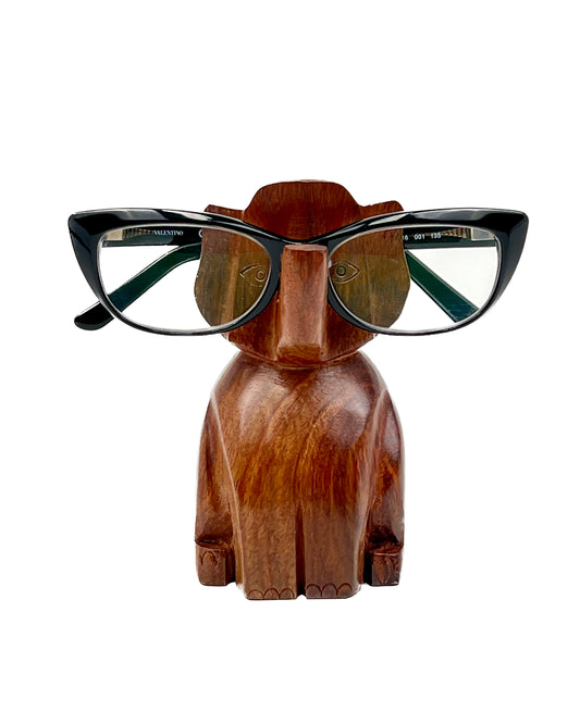 Hari Wood Elephant Eyeglass Holder