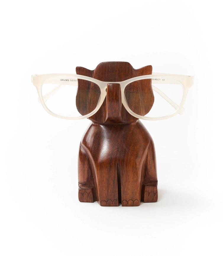 Hari Wood Elephant Eyeglass Holder