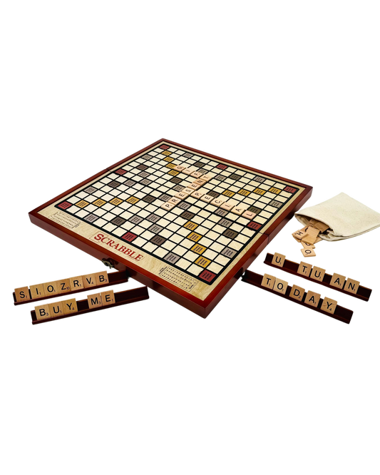 Scrabble Wood Board Game