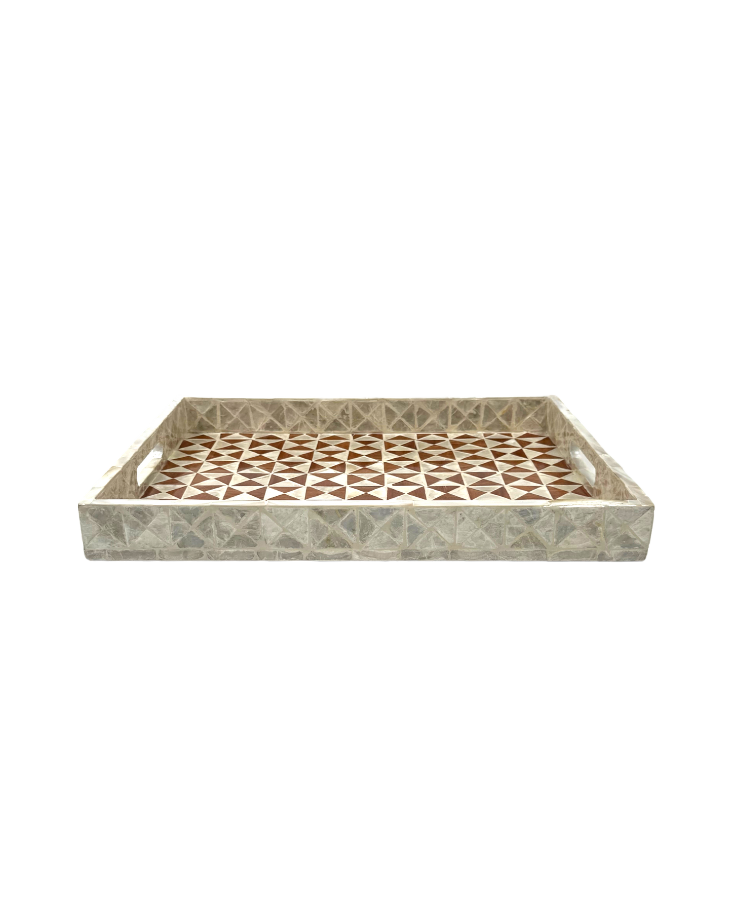 Lanh Mother of Pearl Tray 18"