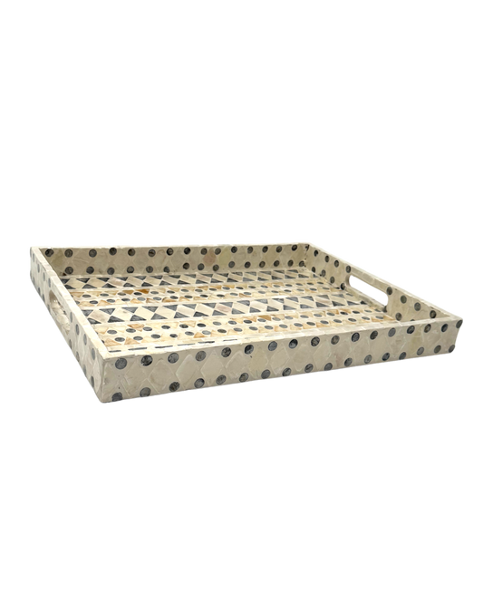 Linh Mother of Pearl Tray 20"