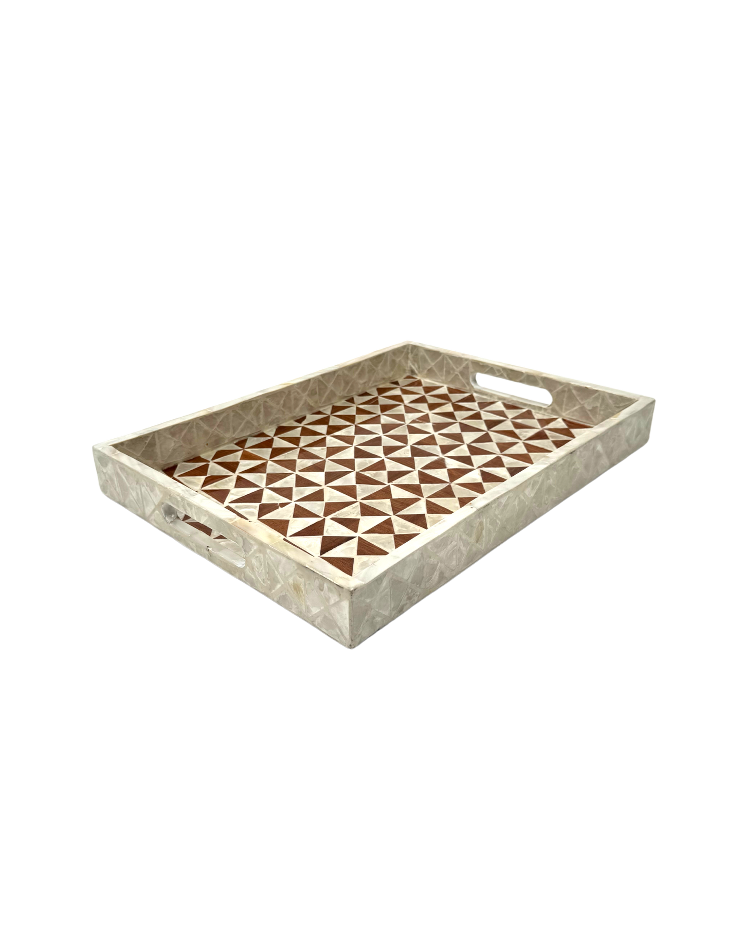 Lanh Mother of Pearl Tray 16"
