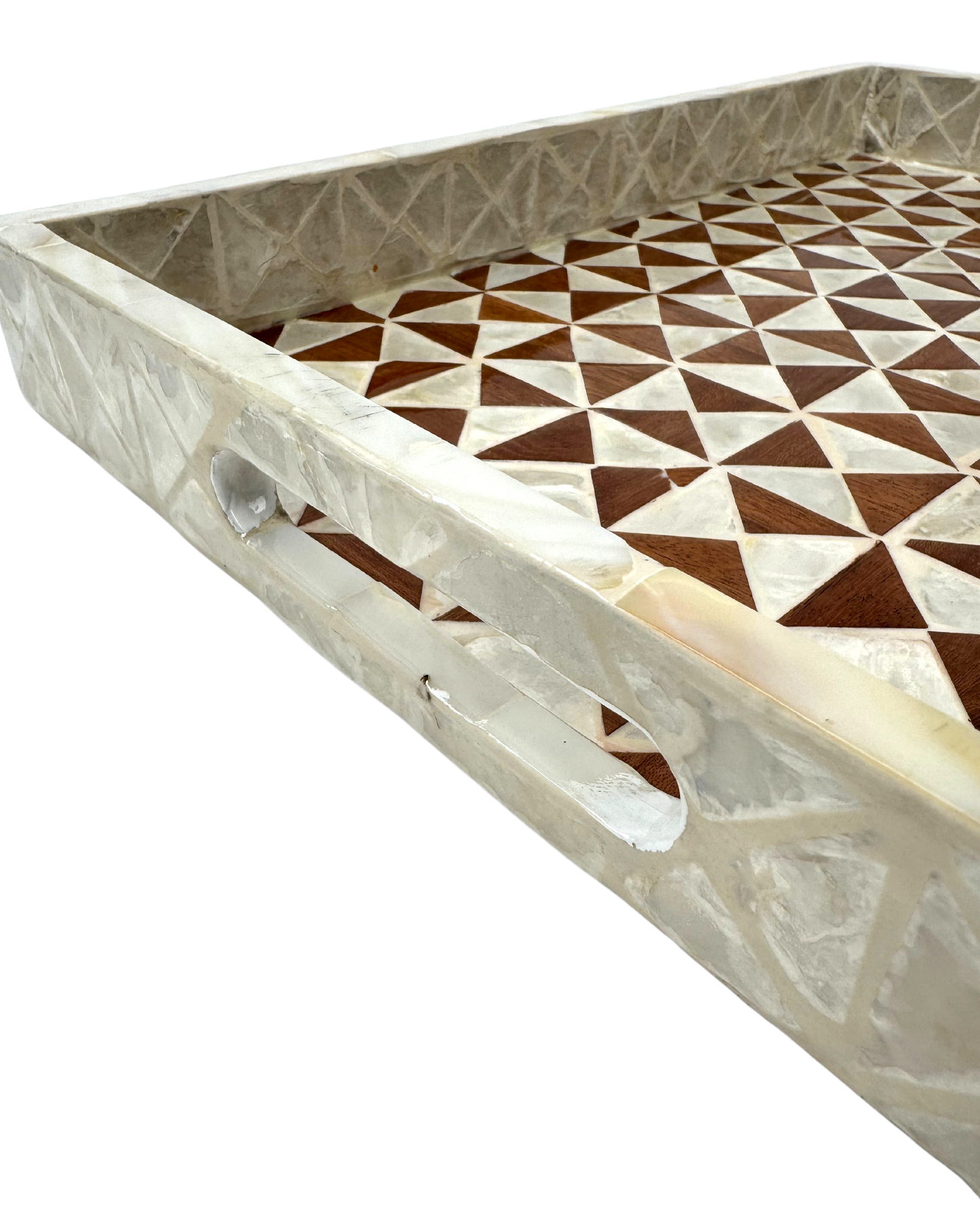 Lanh Mother of Pearl Tray 16"
