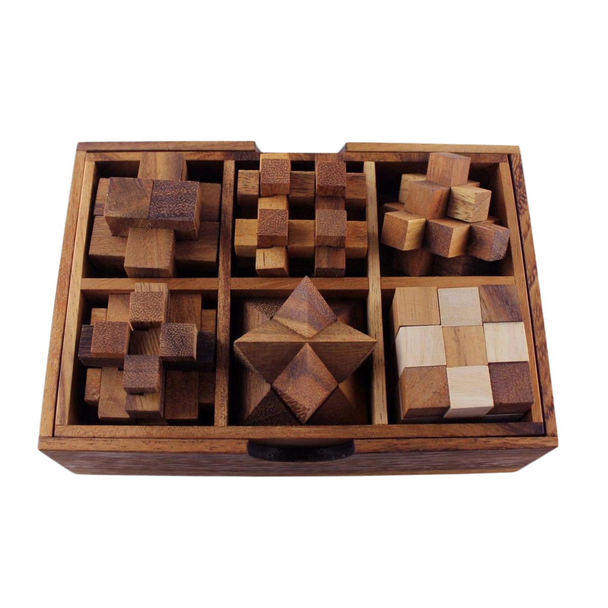 Maya 6-Piece Wood Puzzle Set