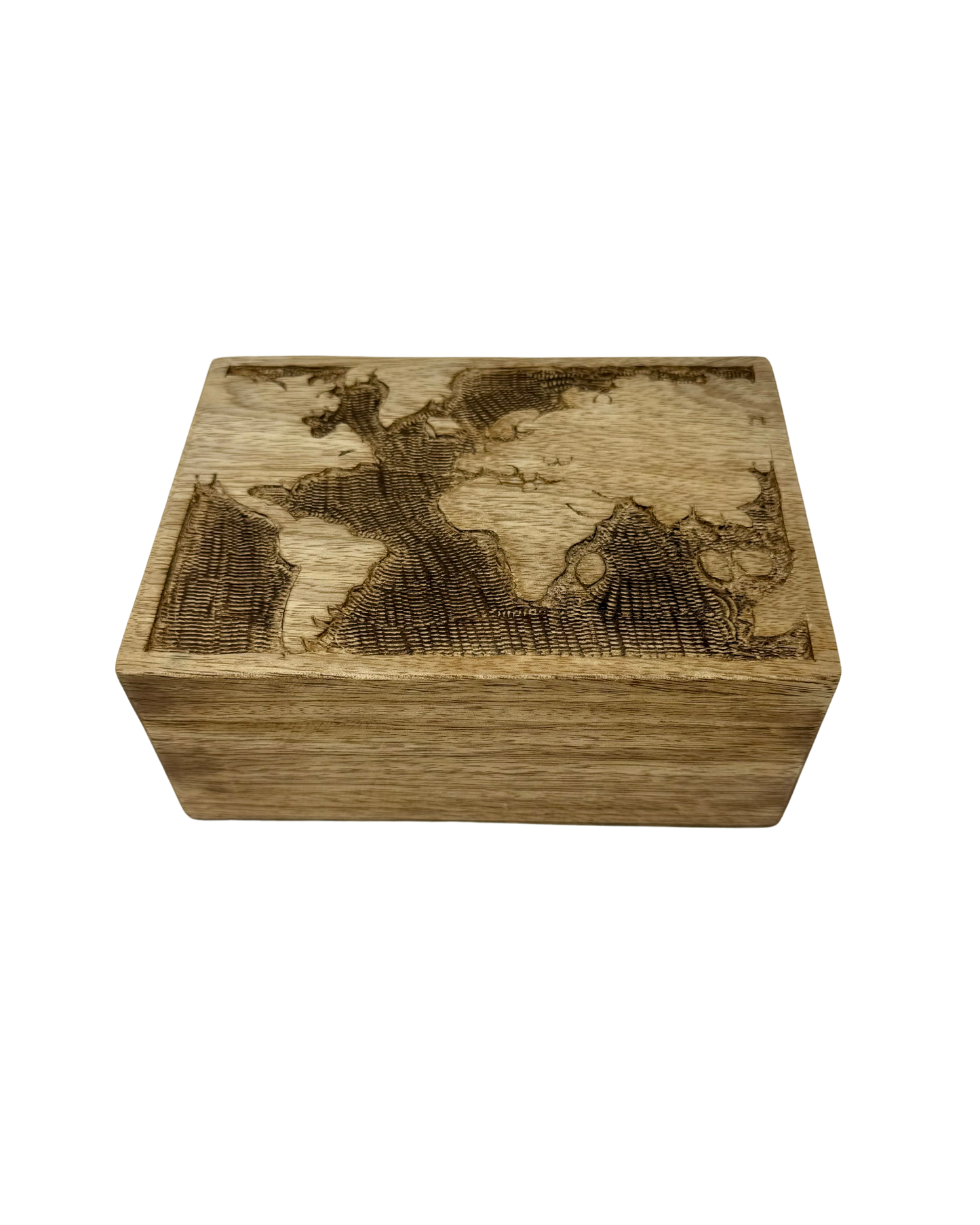 World Map Jewelry Box