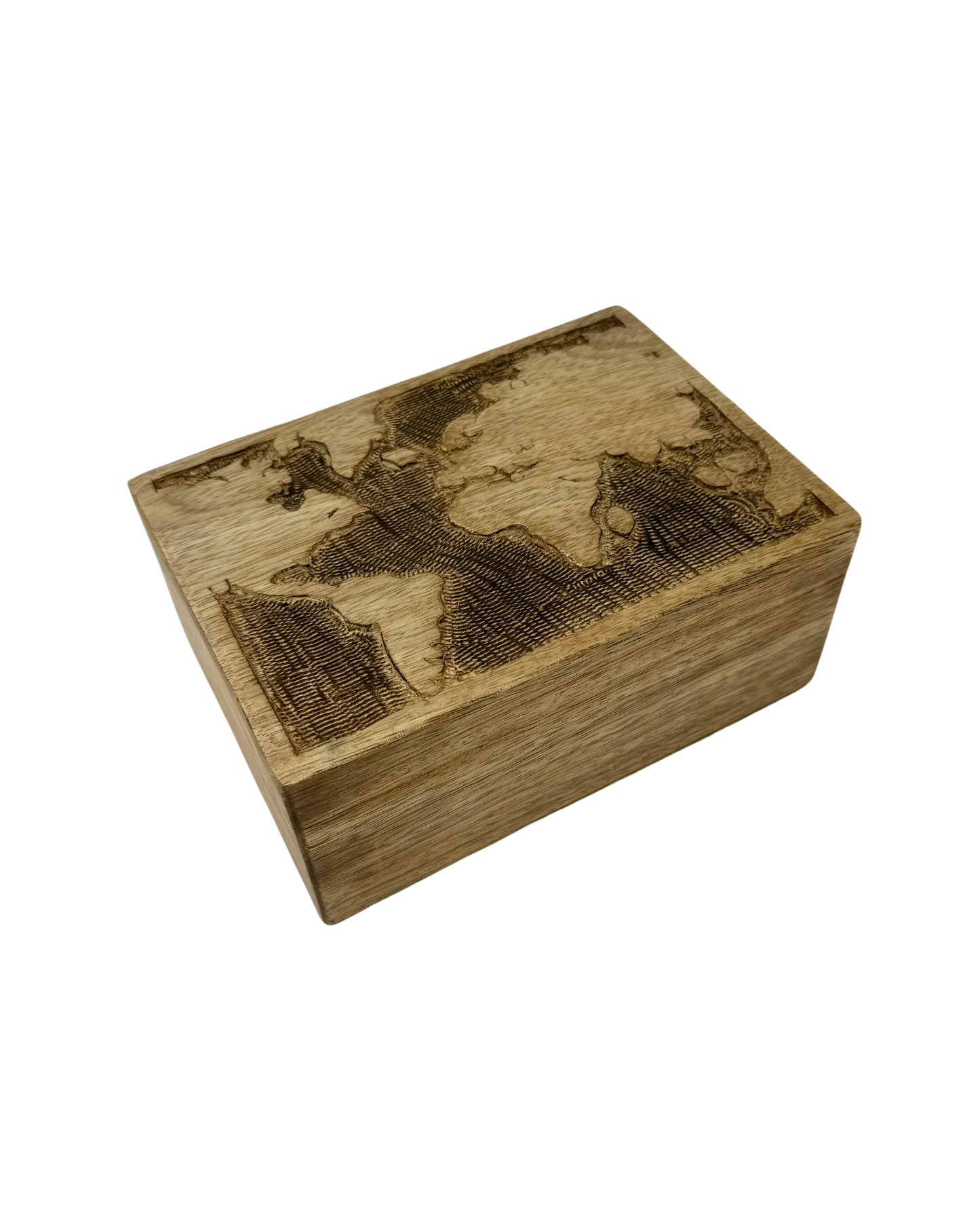 World Map Jewelry Box