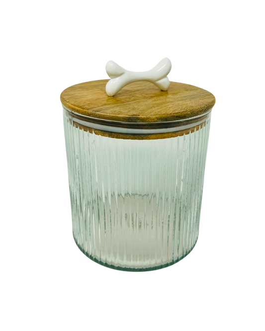 Fluffy Dog Snack Jar