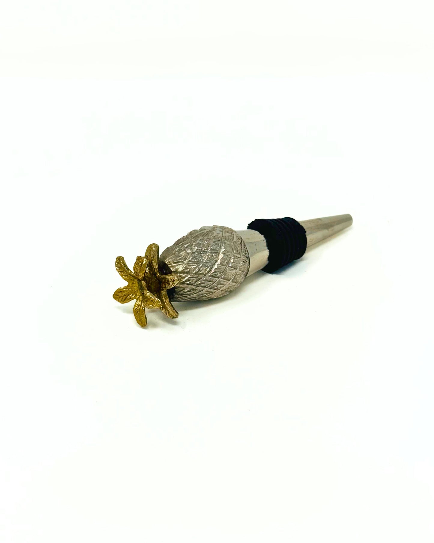 Pineapple Cast Iron Wine Stopper