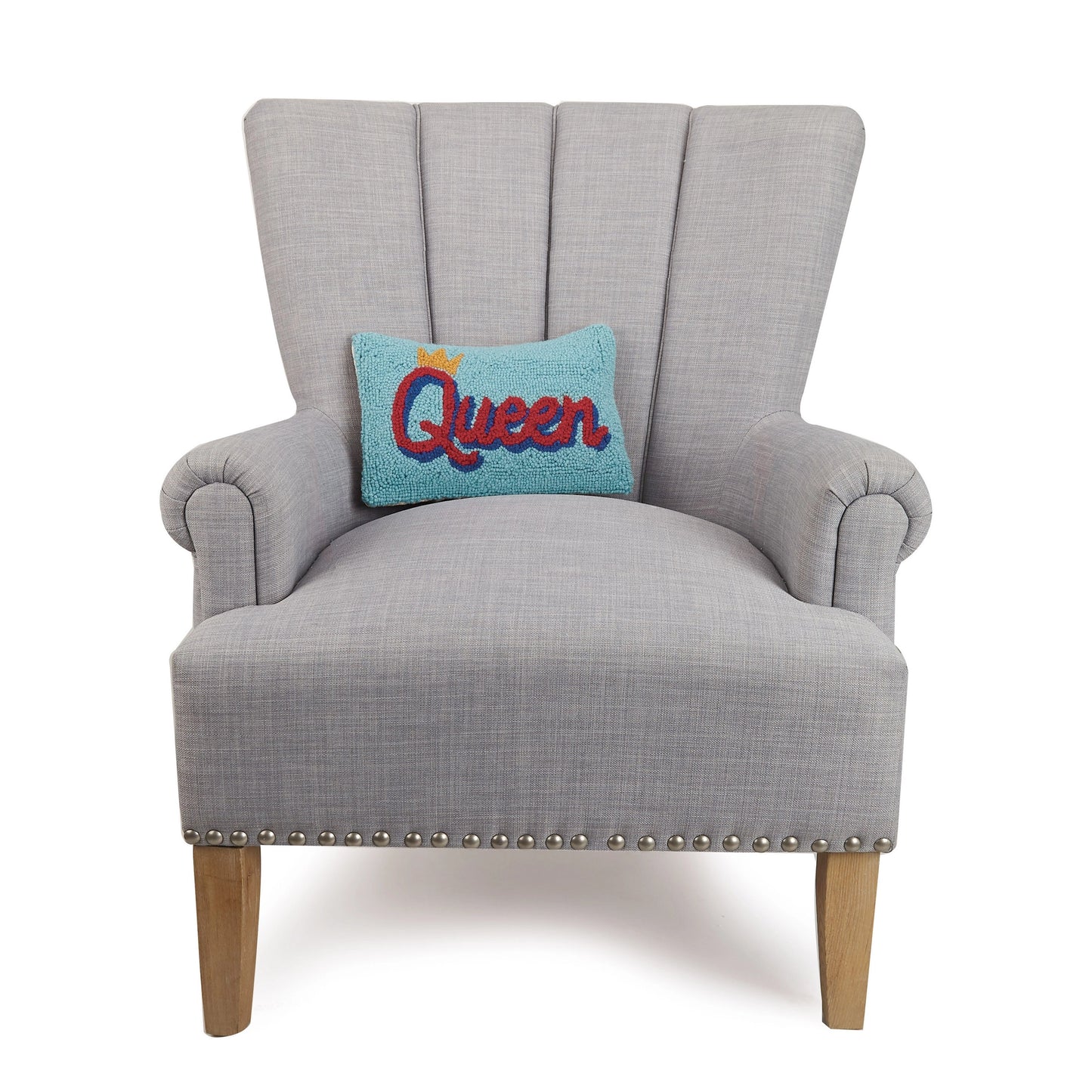 Queen Wool Hook Pillow (12" x 8")