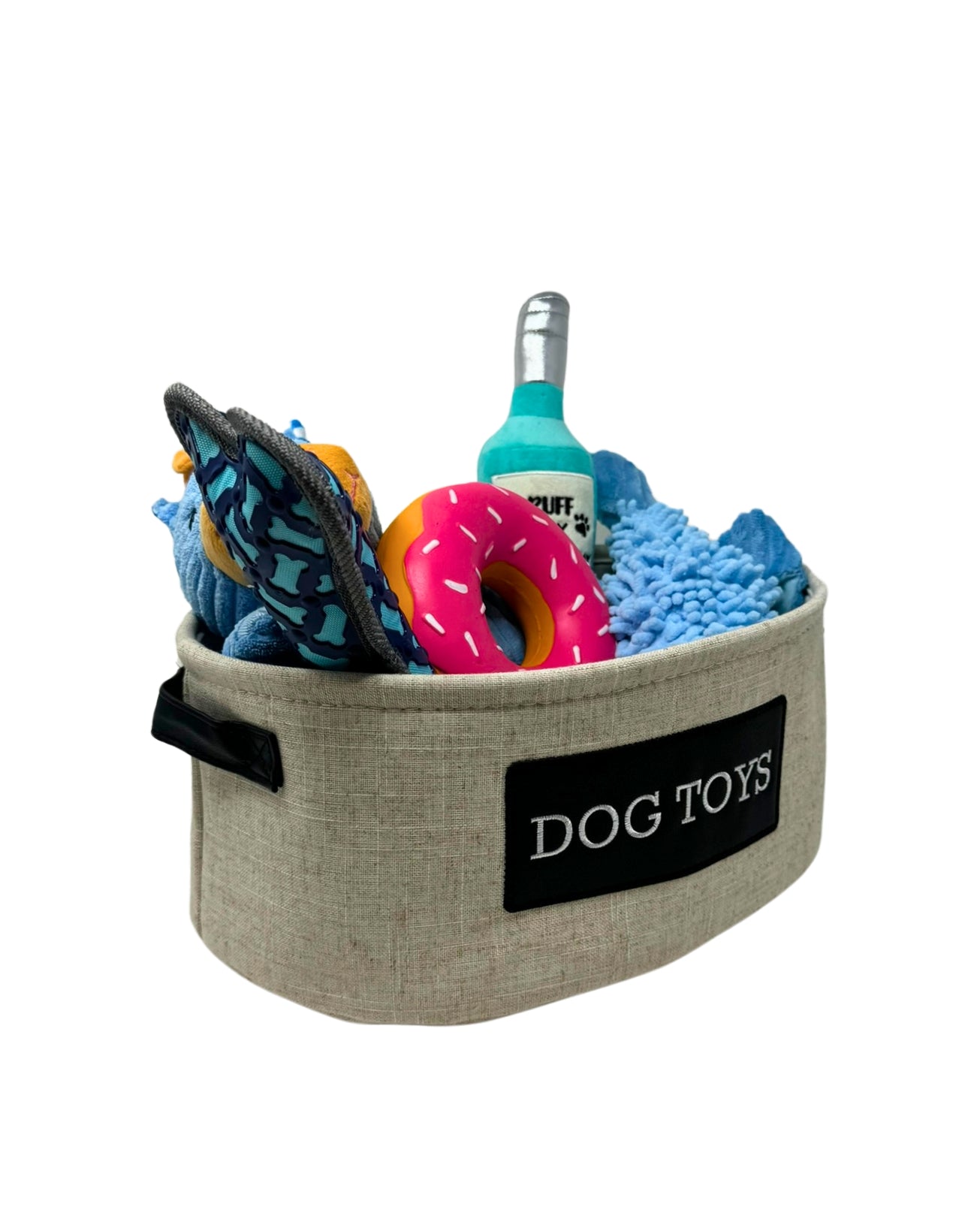 Dog Toys Pet Storage Basket (14"L x 10.625"W x 6"H)