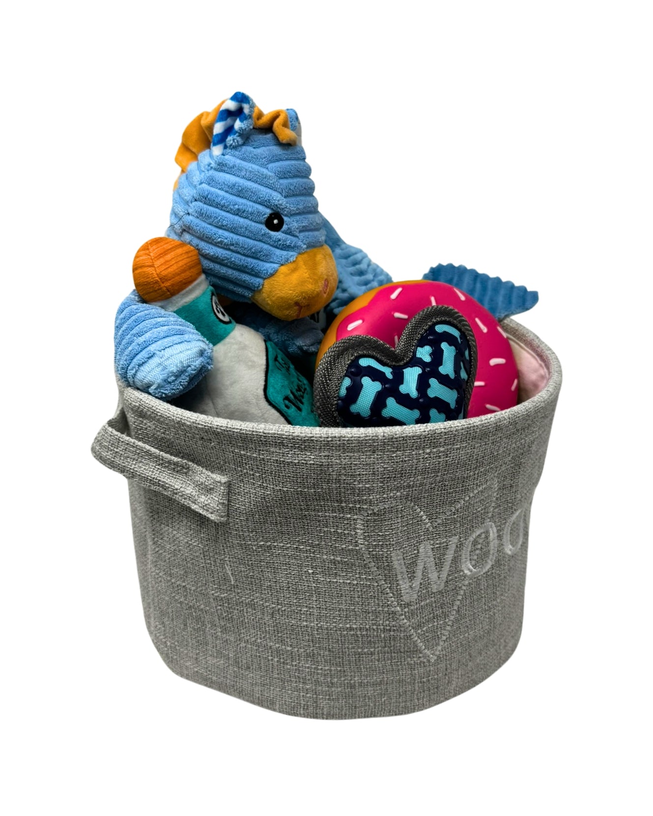 Woof Toy Pet Storage Basket (11.75"D x 8"H)