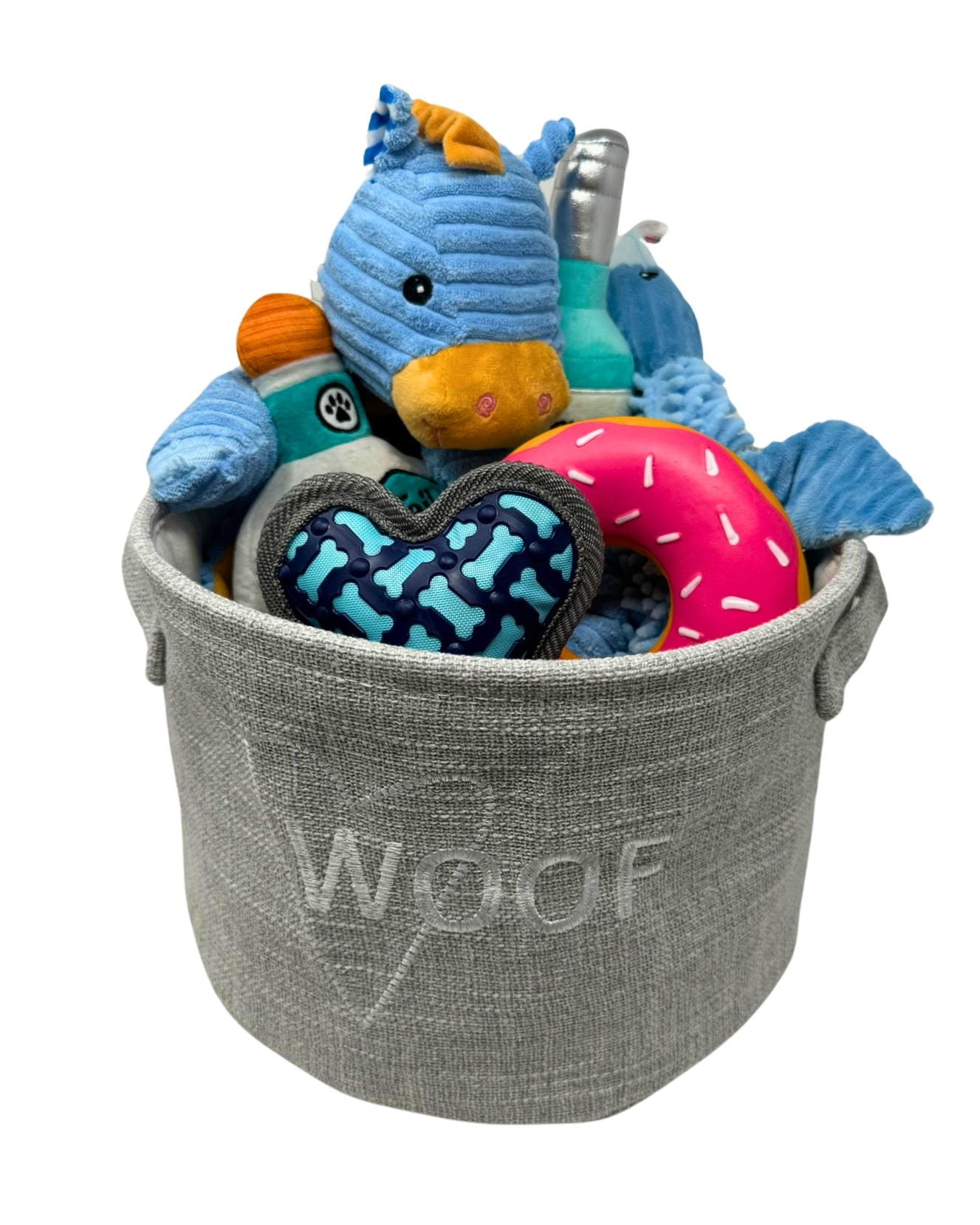 Woof Toy Pet Storage Basket (11.75"D x 8"H)