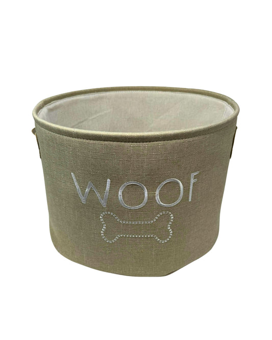 Woof Pet Toy Storage Basket (13.5"D x 10"H)