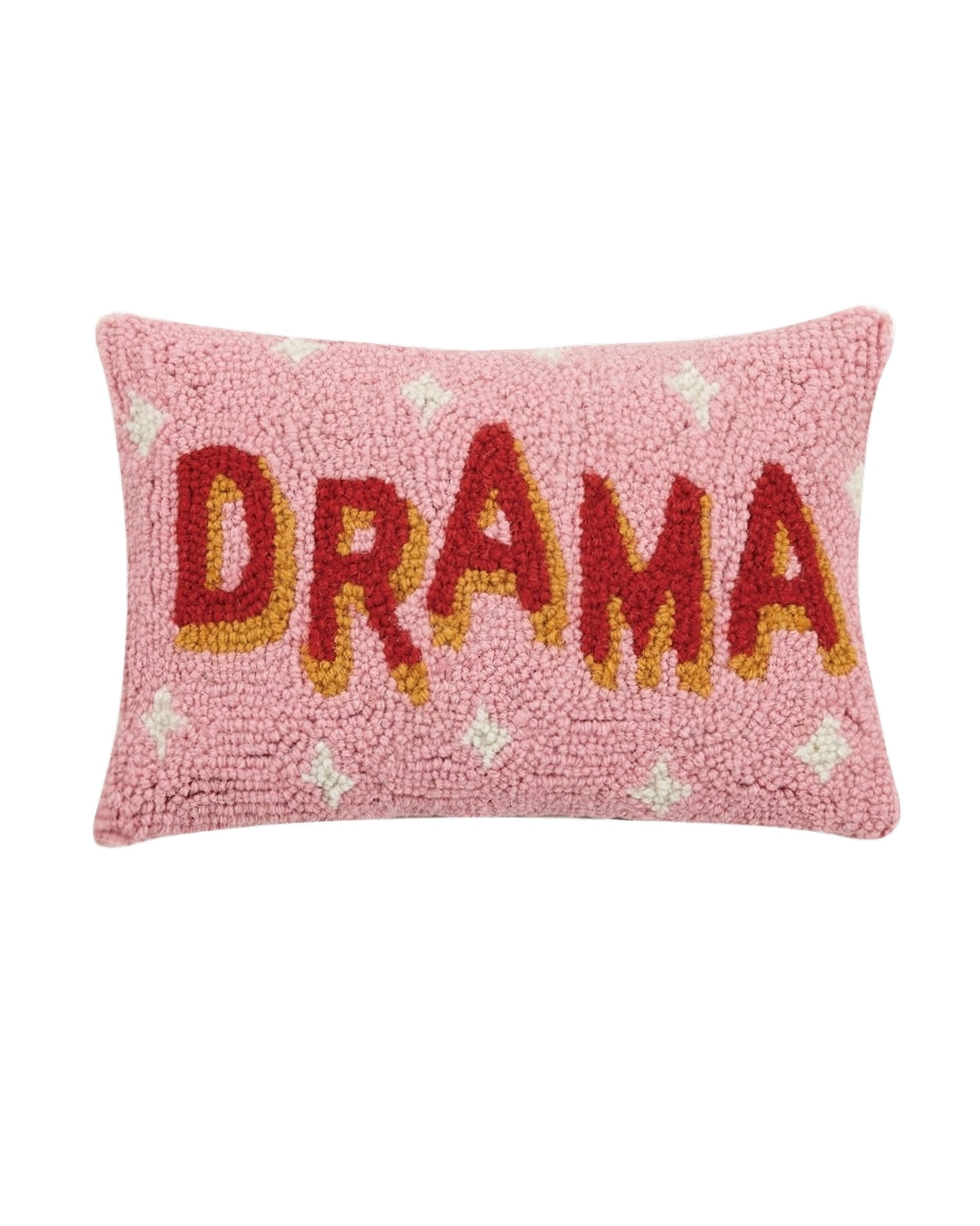 Drama Wool Hook Pillow (12"x8")