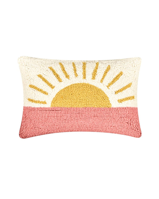 Sunrise Hook Pillow (12"x8")