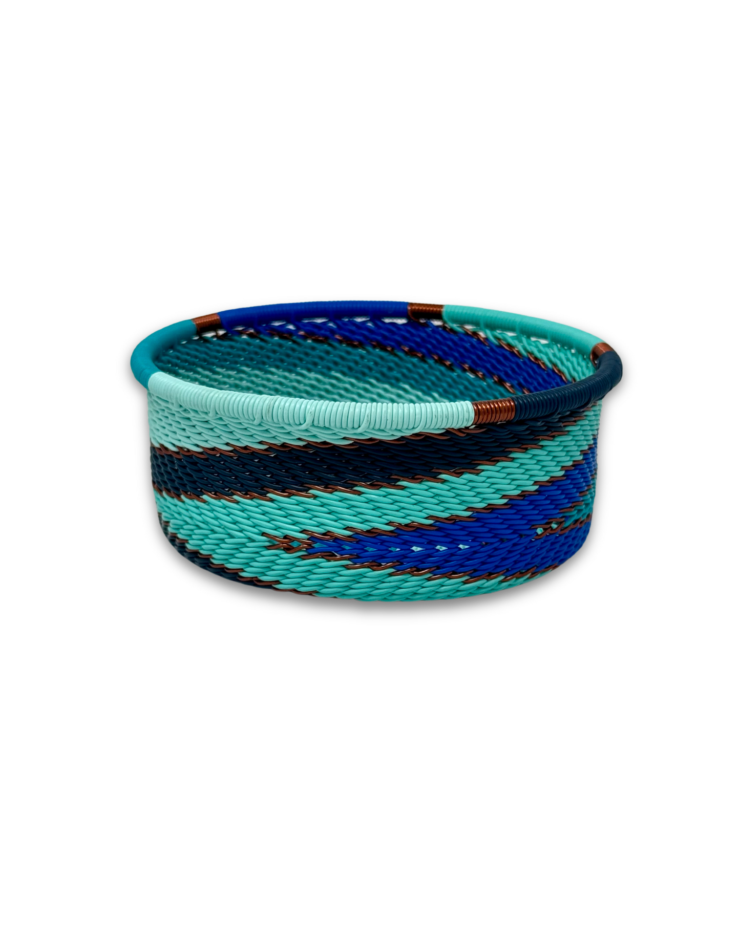 Talisa Telephone Wire Bowl (Turquoise Combo)