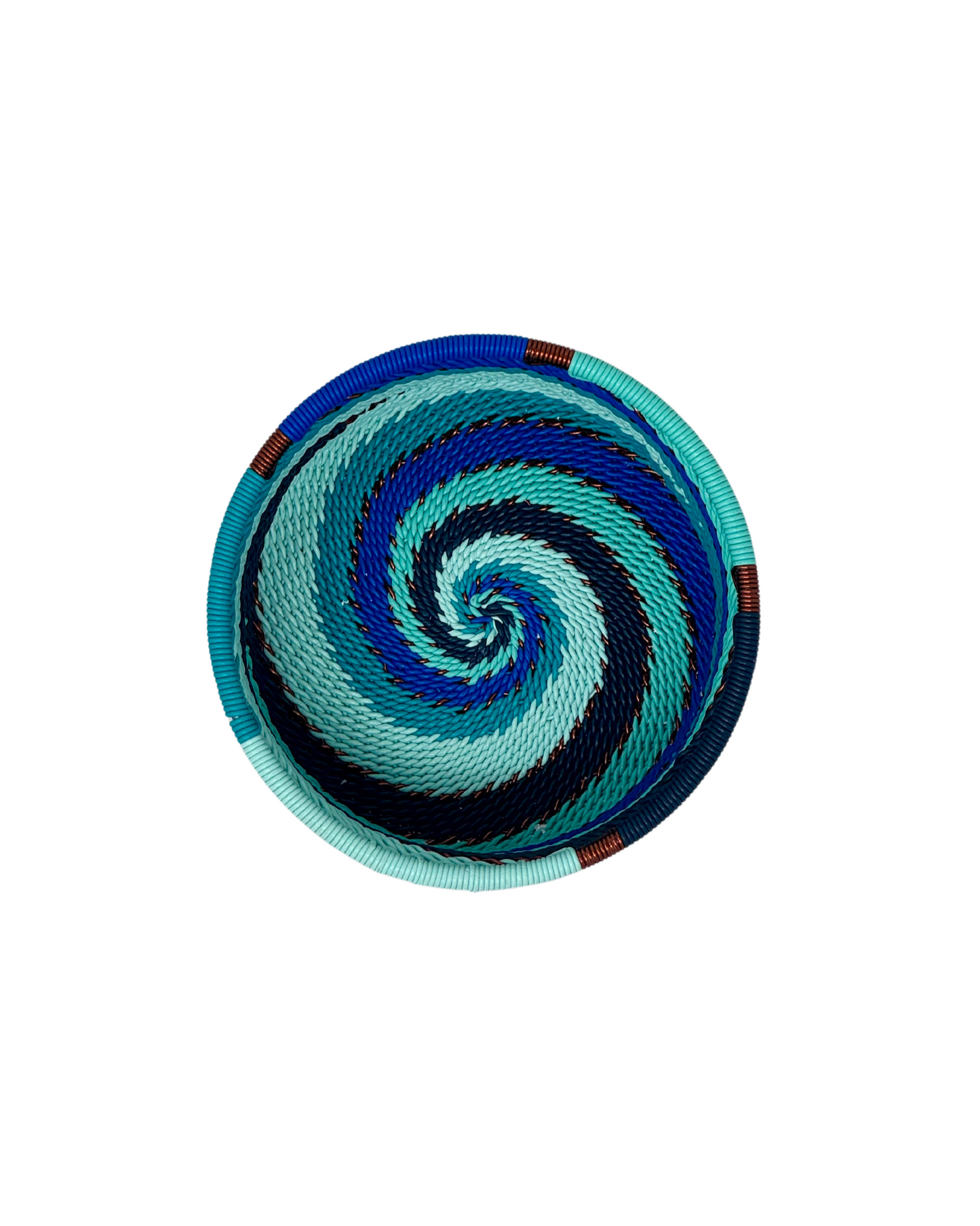 Talisa Telephone Wire Bowl (Turquoise Combo)