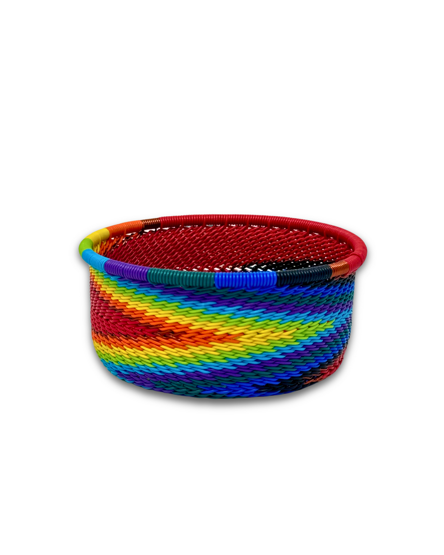 Talisa Telephone Wire Bowl (Red Rainbow)