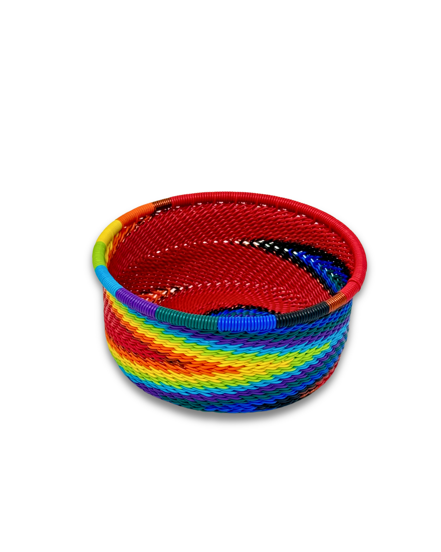 Talisa Telephone Wire Bowl (Red Rainbow)