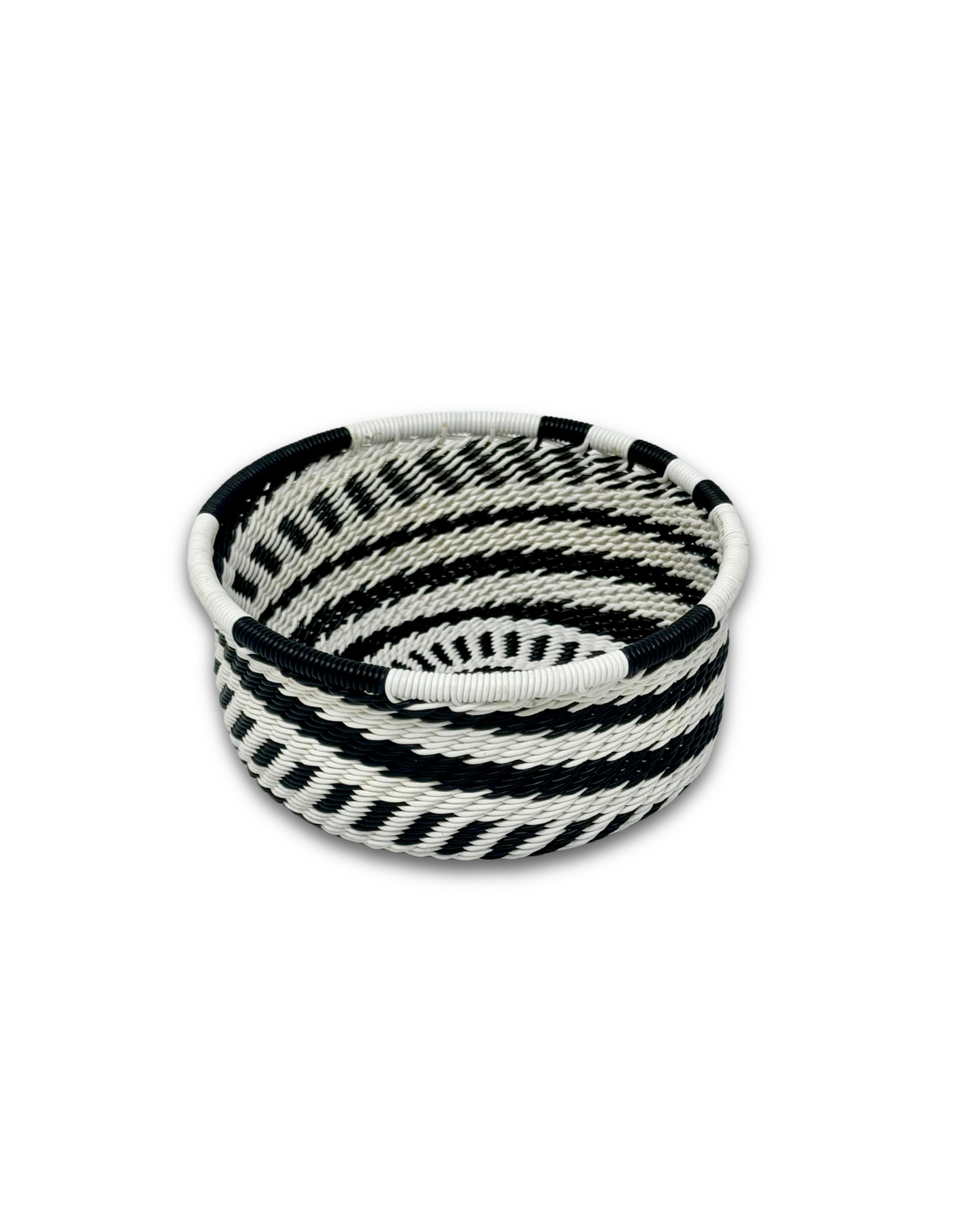 Talisa Telephone Wire Bowl (Black/White)