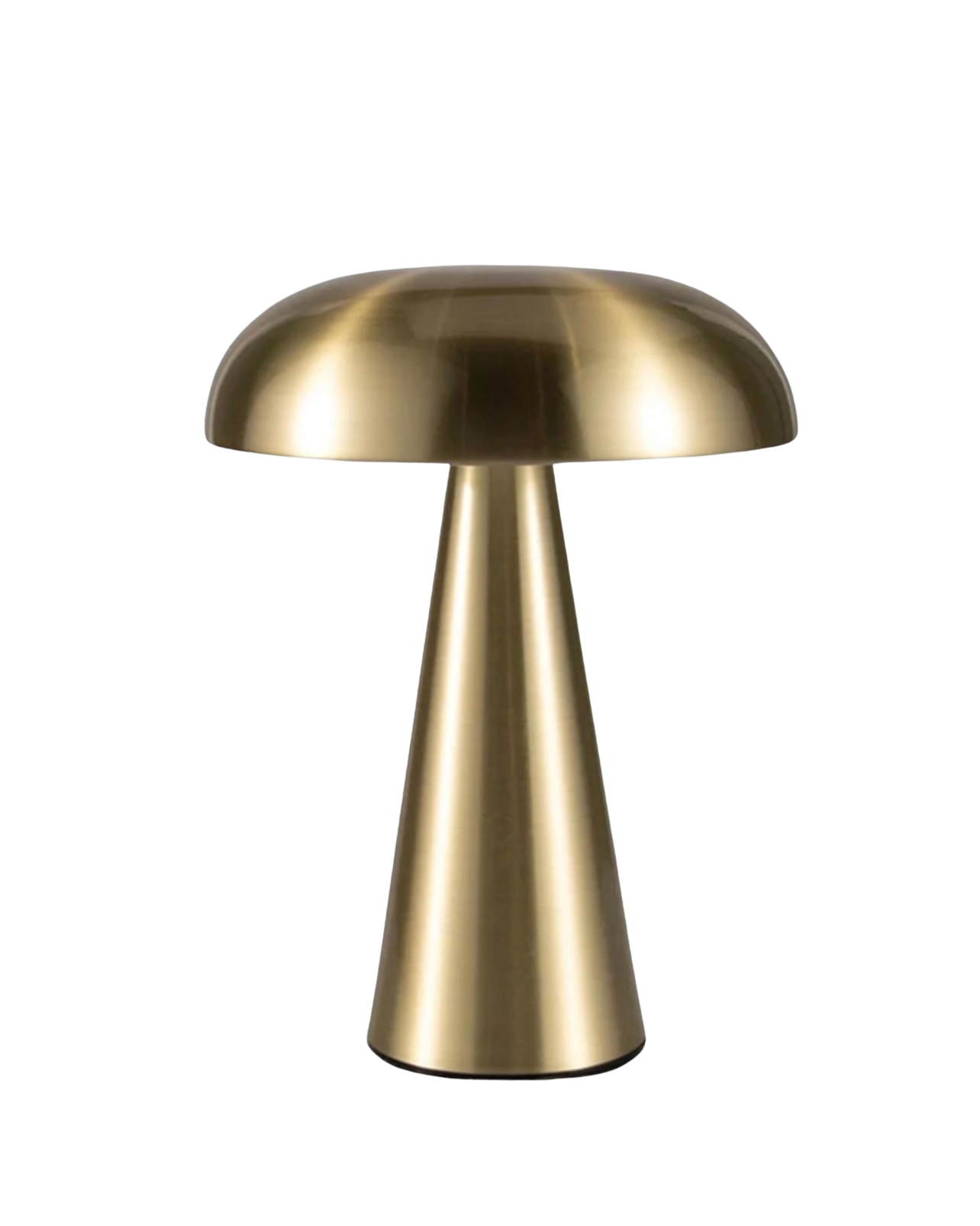 Mushroom Rechargeable Wireless Portable Led Lamp (Gold)