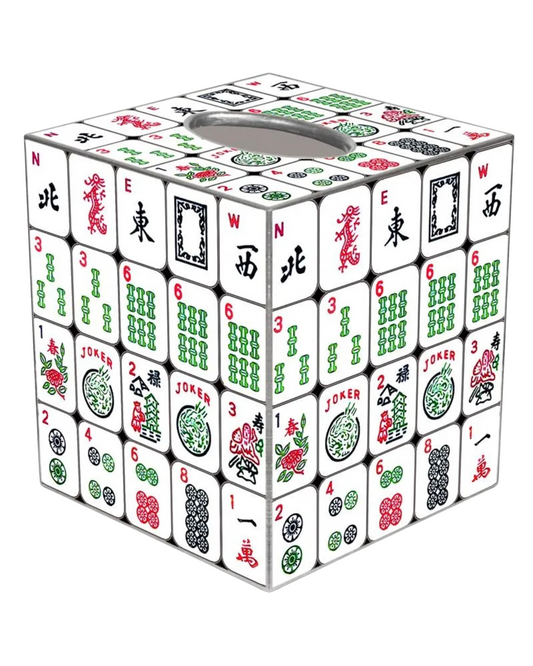 Mahjong Tiles Tissue Box Cover