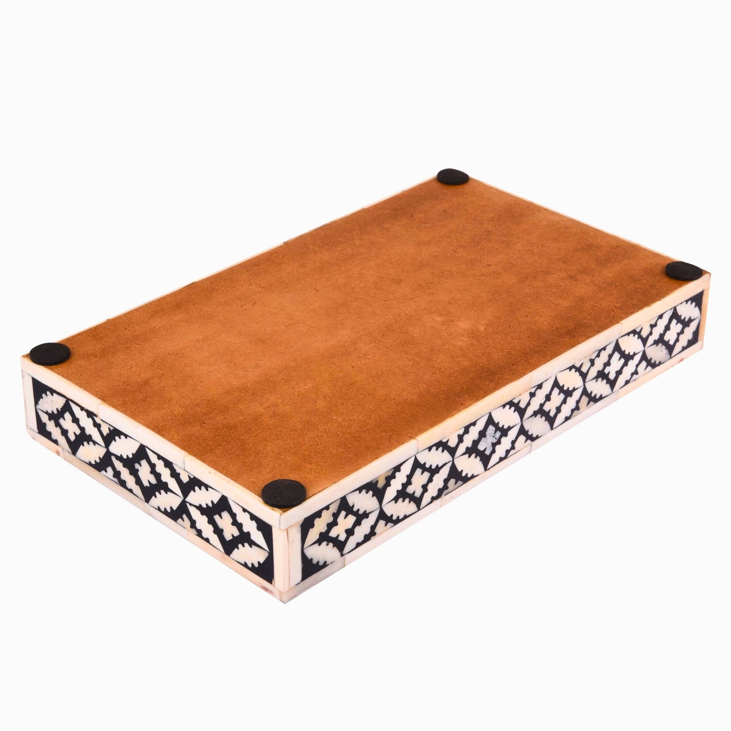 Amina Parlour Rummy Pattern Tray (10x6)