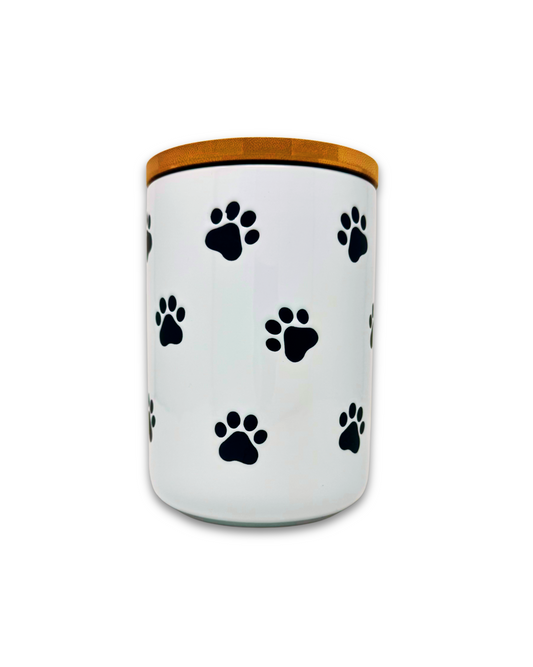 Paws Ceramic Snack Jar