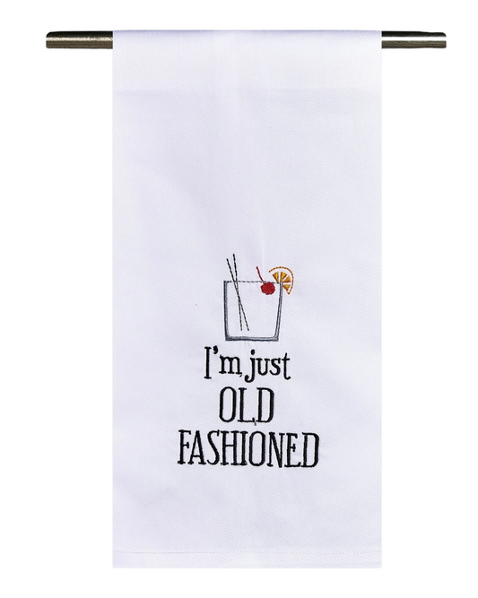 I'm Just Old Fashioned Kitchen Towel