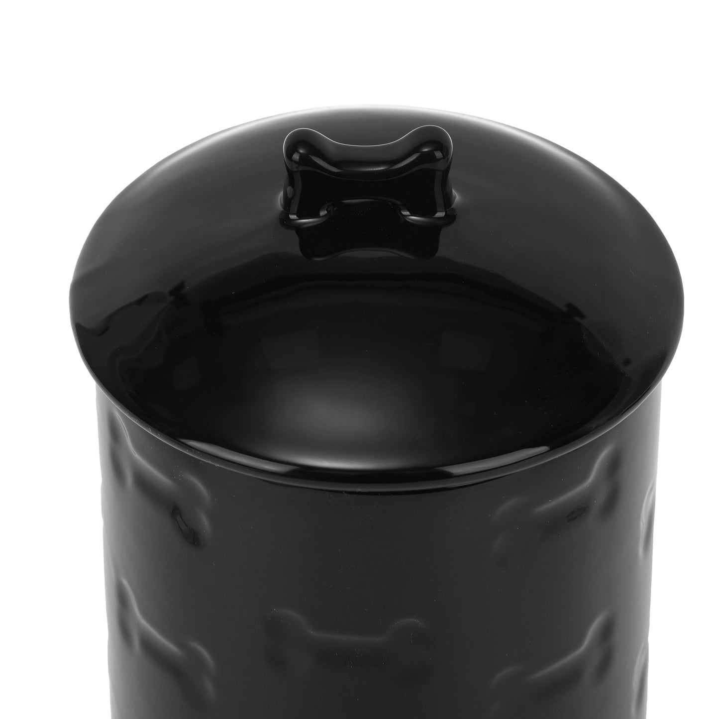 Black "Bones" Treat Jar
