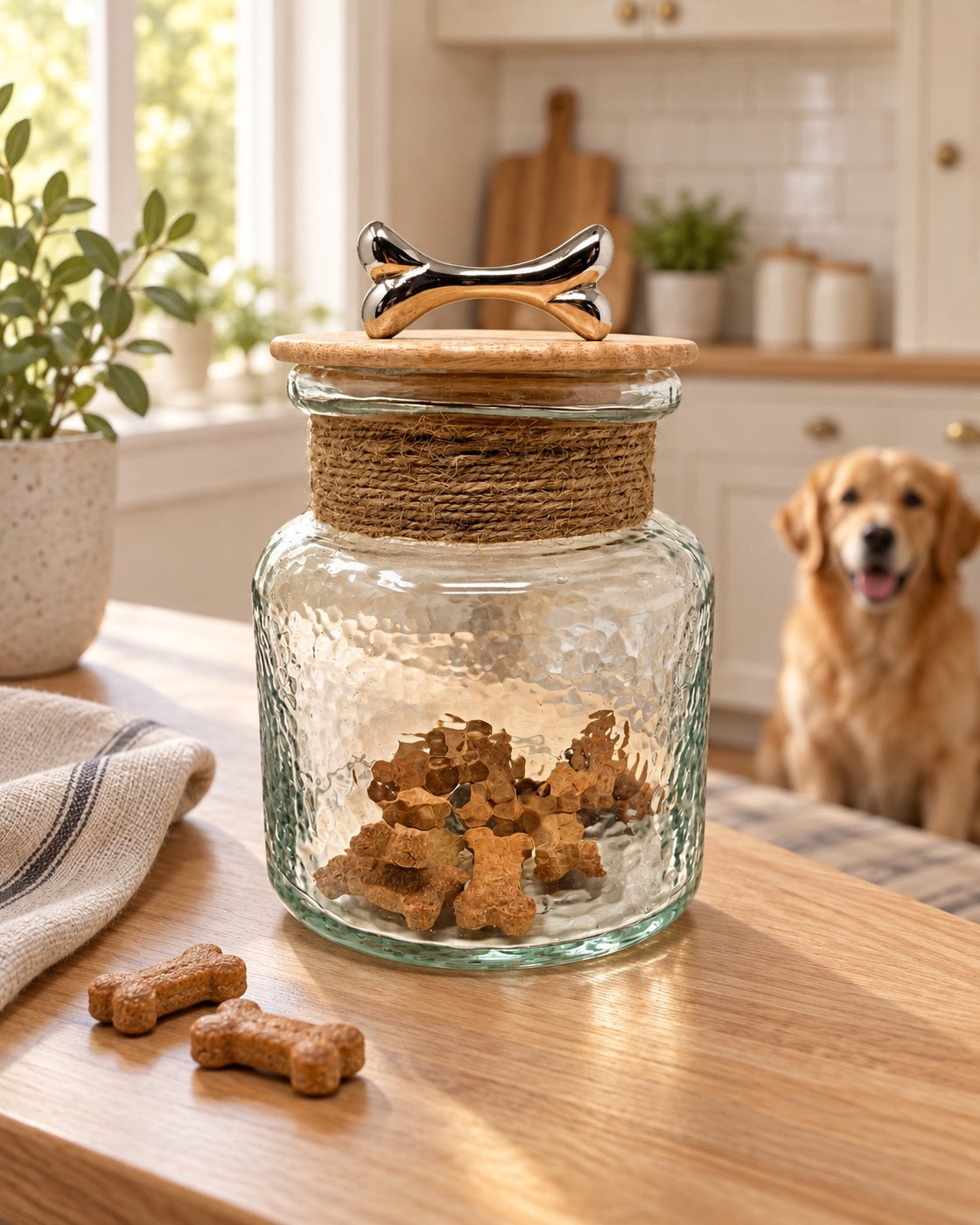 Bone-Perfect Rope Snack Jar